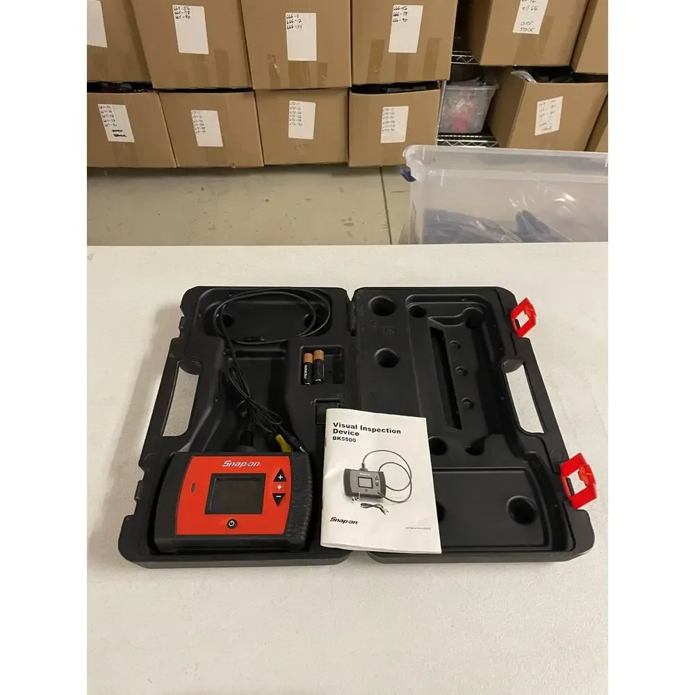 Snap-On BK5500 Viewing Inspection Camera Bore Scope with Case & Manual
